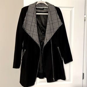 Guess houndstooth wool jacket